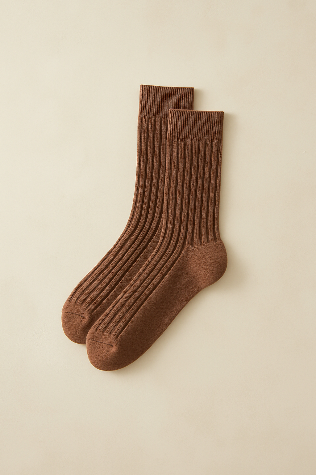 Cashmere Ribbed Socks